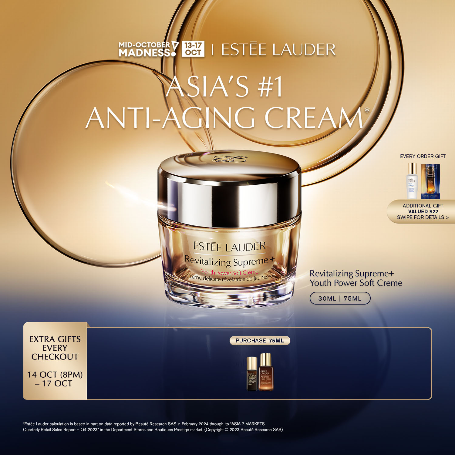 Estee Lauder Revitalizing Supreme Bright 50Ml/75Ml - Anti-Aging
