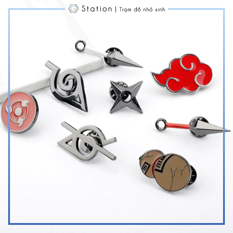 Pin cài áo binh khí manga anime Naruto - GC397