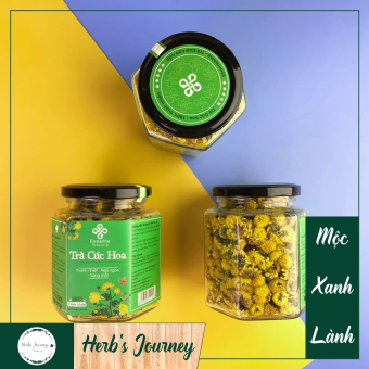 Trà hoa cúc chi ( Cúc Tiến Vua ) Hưng Yên sấy lạnh - Econashine - Trà hoa cao cấp xuất khẩu - Trà hoa cúc khô - Thanh nhiệt ngủ ngon