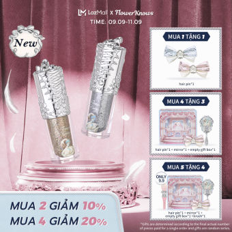 FlowerKnows Swan Ballet Series Liquid Eyeshadow 4g Phấn mắt dạng lỏng dòng Swan Ballet