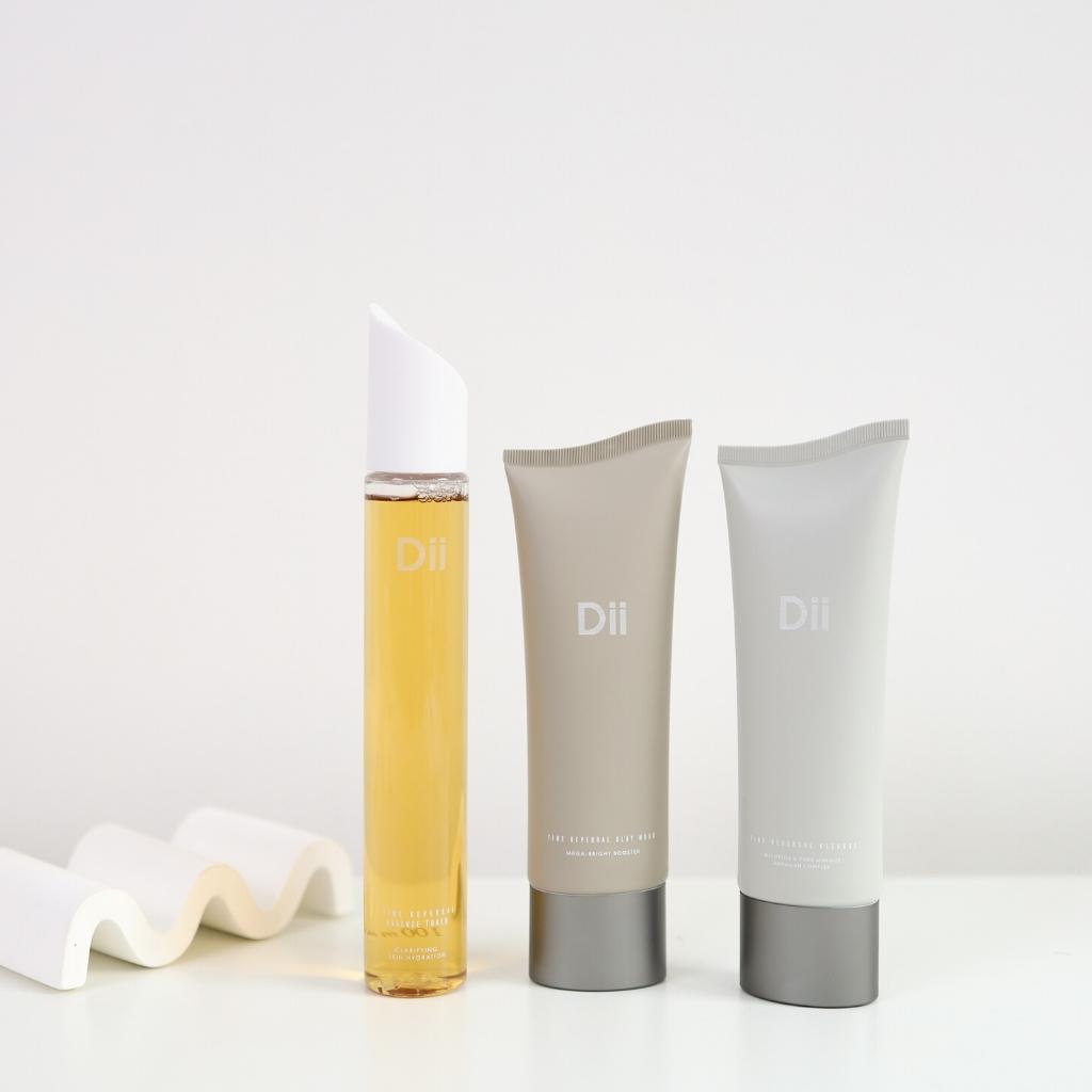 Dii Detoxifying & Moisturizing Set  Time Reversal Cleanse & Time Reversal Toner & Time Reversal Clay Mask เซ็ทดูเเลเเละฟื้นฟูผิวหน้า อิ่มนุ่มชุ่มชื่น