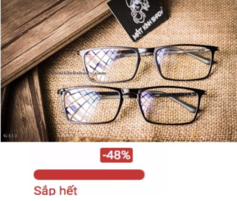 Kính giả cận gọng dẻo nam nữ hàng đẹp thời trang loại 1 (Đen)