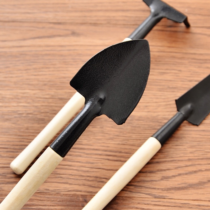 Bộ 3 cuốc xẻng làm vườn mini tiện dụng/ bộ dụng cụ làm vườn mini/ bộ làm vườn mini 3 món/ bộ 3 dụng cụ làm vườn mini