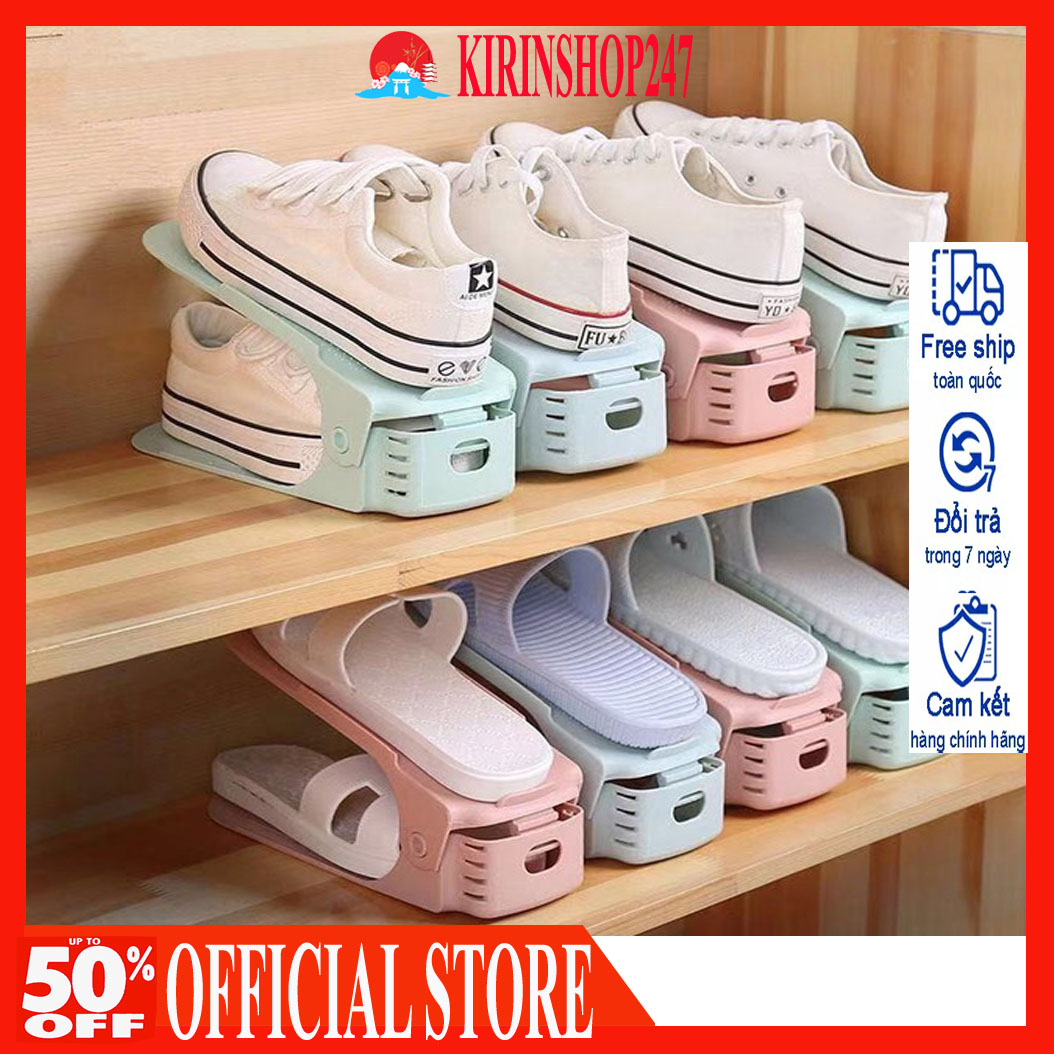 Kệ để giày dép cất gọn bằng nhựa tiết kiệm diện tích
