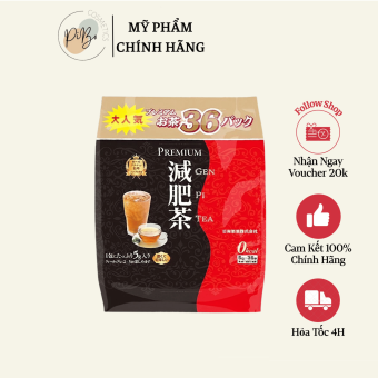 Trà hỗ trợ thải độc giảm cân Genpi Tea Premium Nhật Bản gói 36 túi