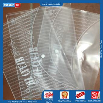 Túi đựng hồ sơ tài liệu,Clear,Cặp khuy Dày Đẹp - 1 Cái