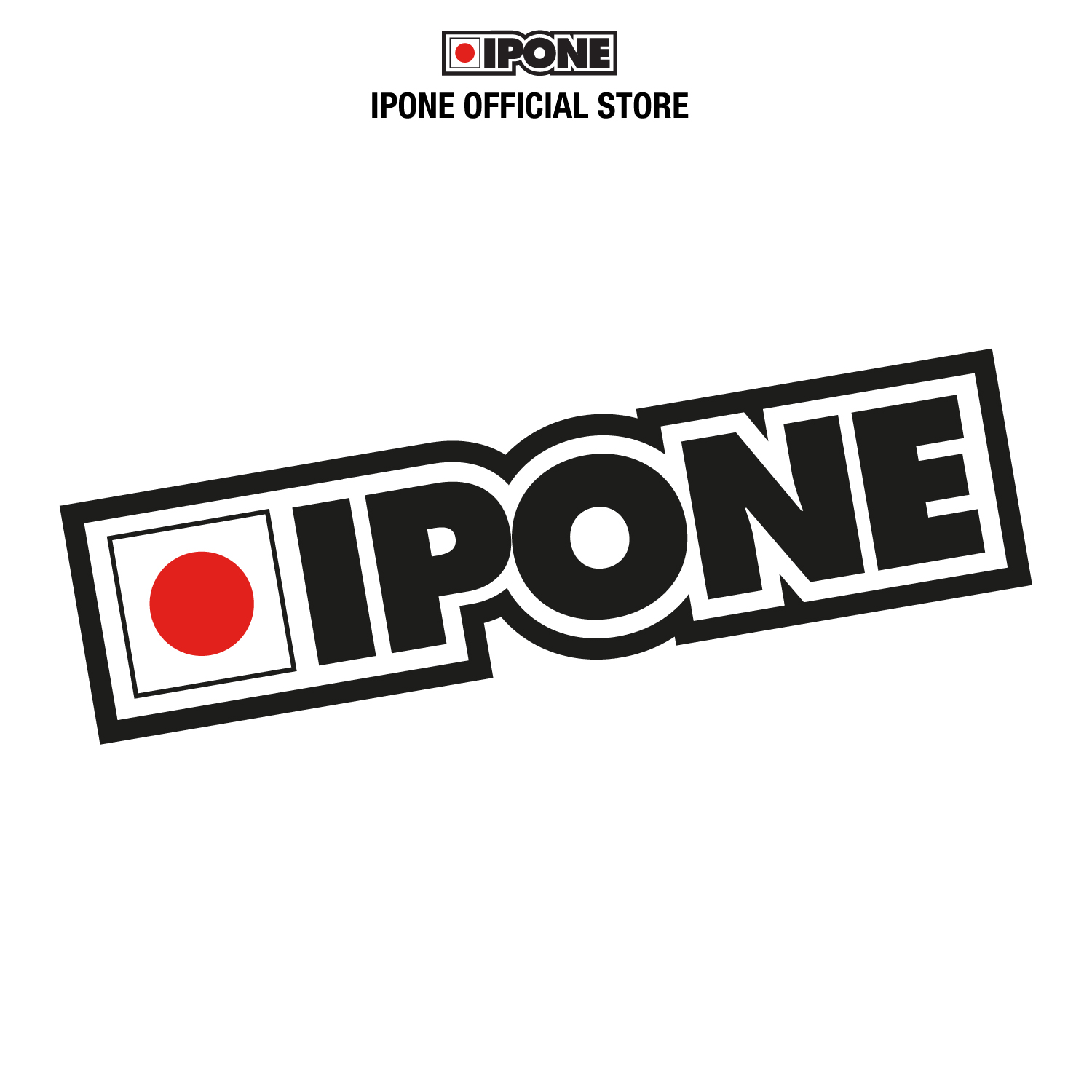 Tem delcal nhựa dán xe Ipone (3cmx13 cm Hàng tặng không bán)