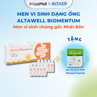 Men tiêu hóa vi sinh tổng hợp Altawell Biomentum - Men vi sinh chủng gốc Nhật Bản, bổ sung lợi khuẩn, giúp ăn ngon, tiêu hóa tốt
