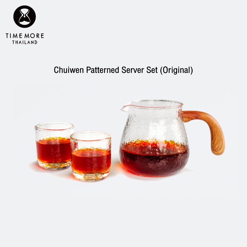 TIMEMORE ชุดเหยือกเสิร์ฟกาแฟ Chuiwen - Chuiwen Patterned Server Set (Original) ราคา 1,500 บาท*ส่งฟรี