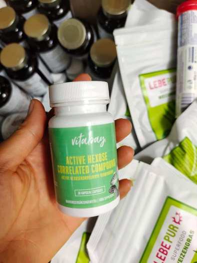 Viên uống AHCC Vitabay mẫu mới 500mg, 30 viên xuất xứ từ Đức giúp tăng hệ miễn dịch, tiêu diệt HPV khỏi cơ thể - Hoplus