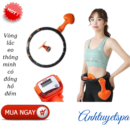 Vòng lắc eo thông minh có thể điều chỉnh-Vòng lắc eo tập bụng có đồng hồ đếm