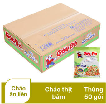 Cháo thịt bằm Gấu Đỏ 50g