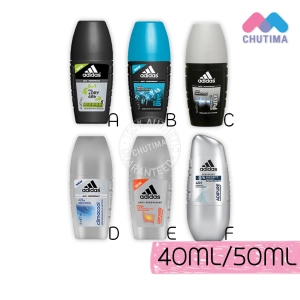 สินค้า โรลออนระงับกลิ่นกาย อาดิดาส แอนตี้-เพอร์สไพแรนท์ โรลออน 40/50 มล. Adidas Anti-Perspirant Roll-on 40/50 ml.