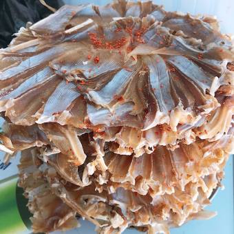 Khô cá đuối to nguyên con 500gr nguyên liệu tươi sạch được chế biển thủ công  hương vị đặc biệt