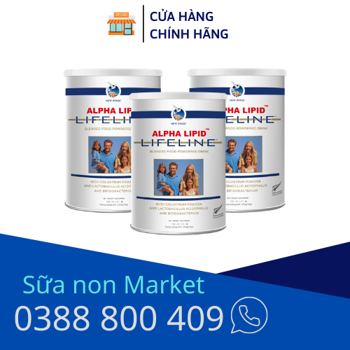 Combo 3 hộp sữa alpha lipid lifeline