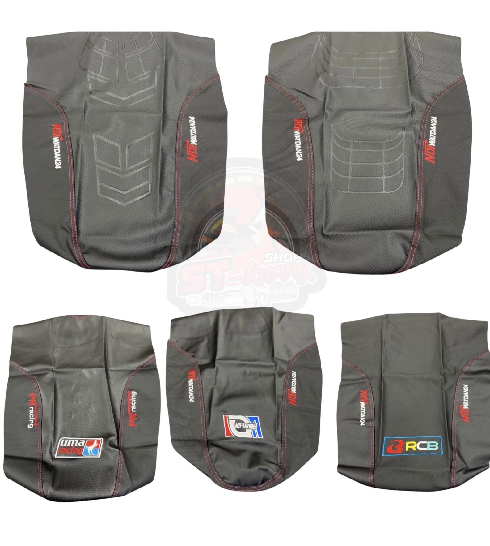 Da yên Thái Chữ Thêu cao cấp dành cho xe số Exciter Dream Wave Da Yên Xịn