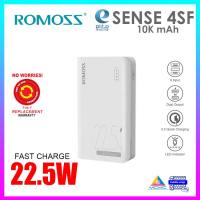 Romoss Original Sense 4SF (10000mAh) Mini Portable Power Bank | 22.5W PD 20W Super Fast Charging | LED Battery Indicators | 1 Year Warranty