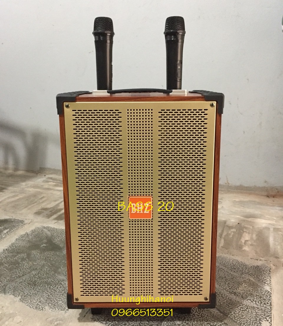 Loa karaoke giá rẻ, loa di động thùng gỗ tặng kèm 2 micro không dây sansui sa1-08 hát cực hay, công suất lớn. Bảo hành 12 tháng