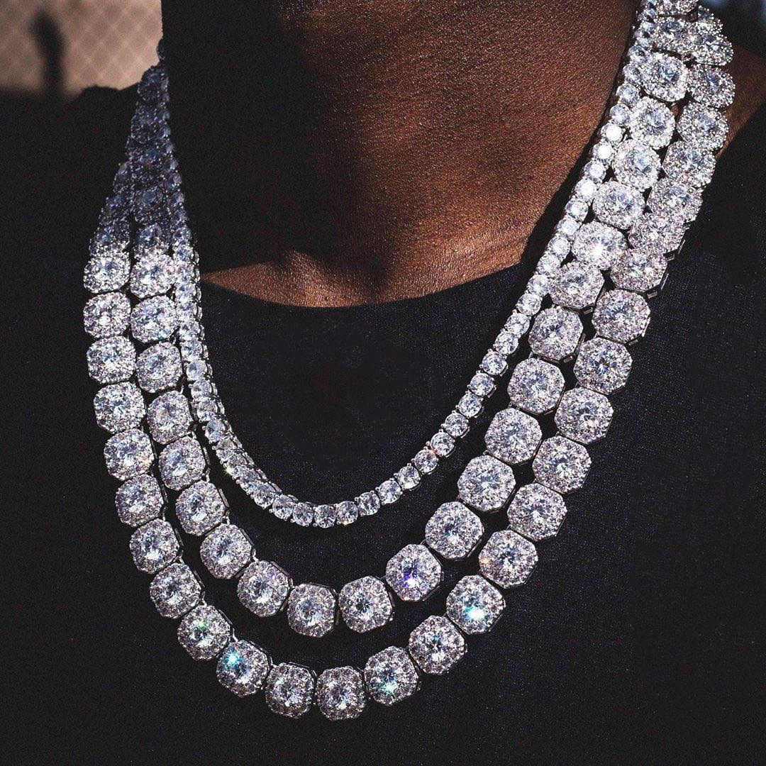 iced out tennis necklace