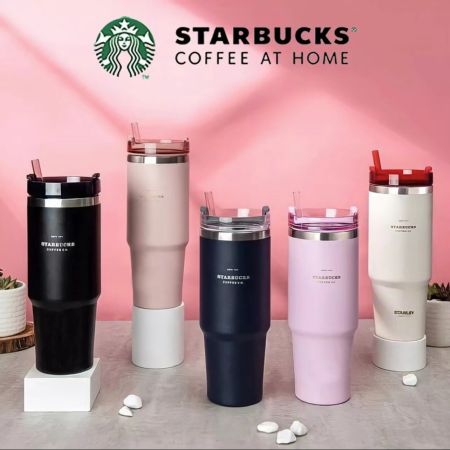 Stanley Adventure Vacuum Tumbler - Starbucks 20oz Insulated Flask