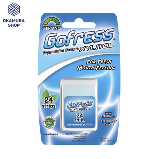 Kẹo Lá Ngậm Thơm Miệng Gofress vị Bạc hà Cay