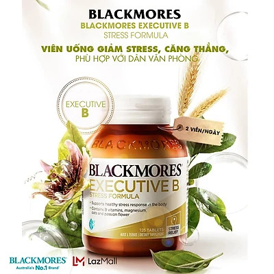 Viên uống giảm stress, căng thẳng blackmores executive b stress formula 65