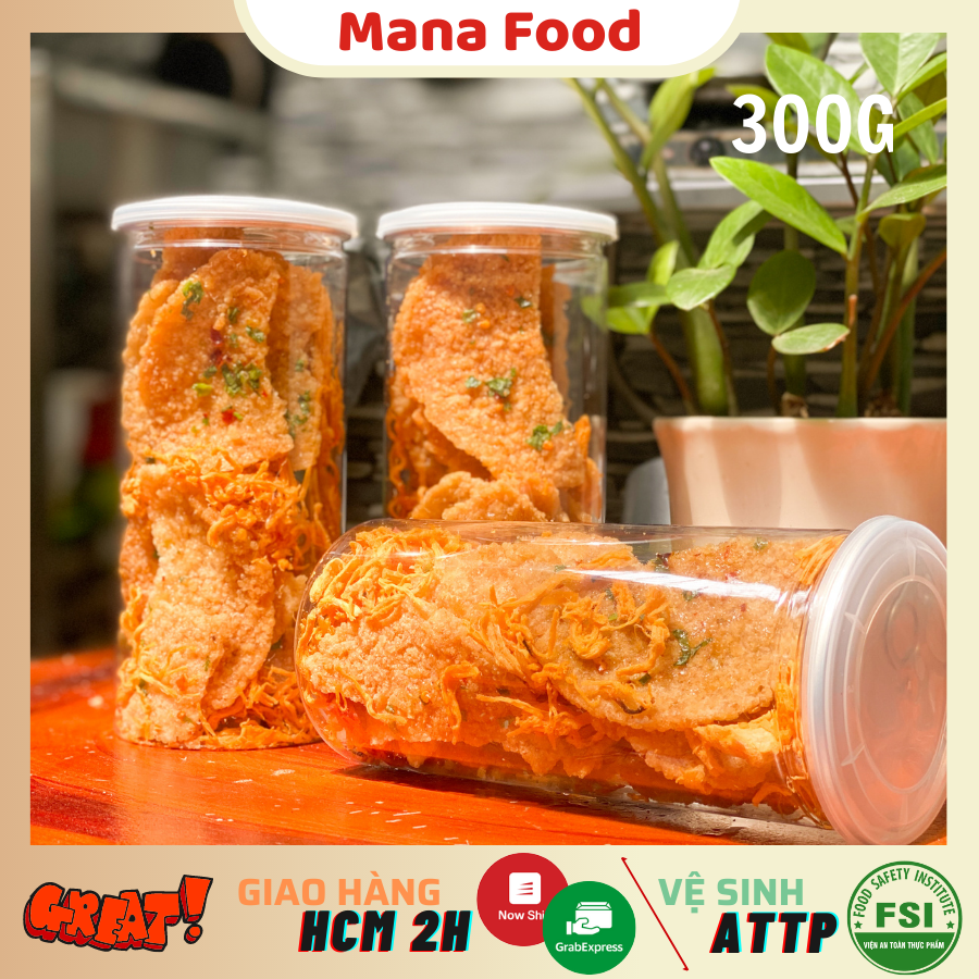 Cơm Chiên Mắm Hành | cơm cháy khô gà, cơm cháy chiên 300G