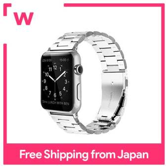 LS Dây Đeo Kim Loại Apple Watch Evershop38/40Mm, dây Đồng Hồ Apple Không Gỉ 42/44Mm Dây Đồng Hồ Phong Cách Doanh Nhân Dây Đồng Hồ Apple Watch Dây Đồng Hồ Điều Chỉnh Dòng 6 5 4 3 2 1 SE Tương Thích (42Mm/44Mm, Màu Bạc)...