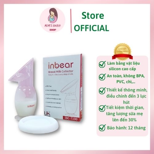 Cốc Hứng Sữa Silicone Cao Cấp Inbear Nature