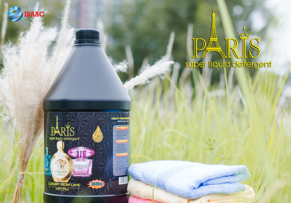 Nước giặt Paris 3.6L hương nước hoa Pháp , nước giặt số 1 được các chị em tin dùng