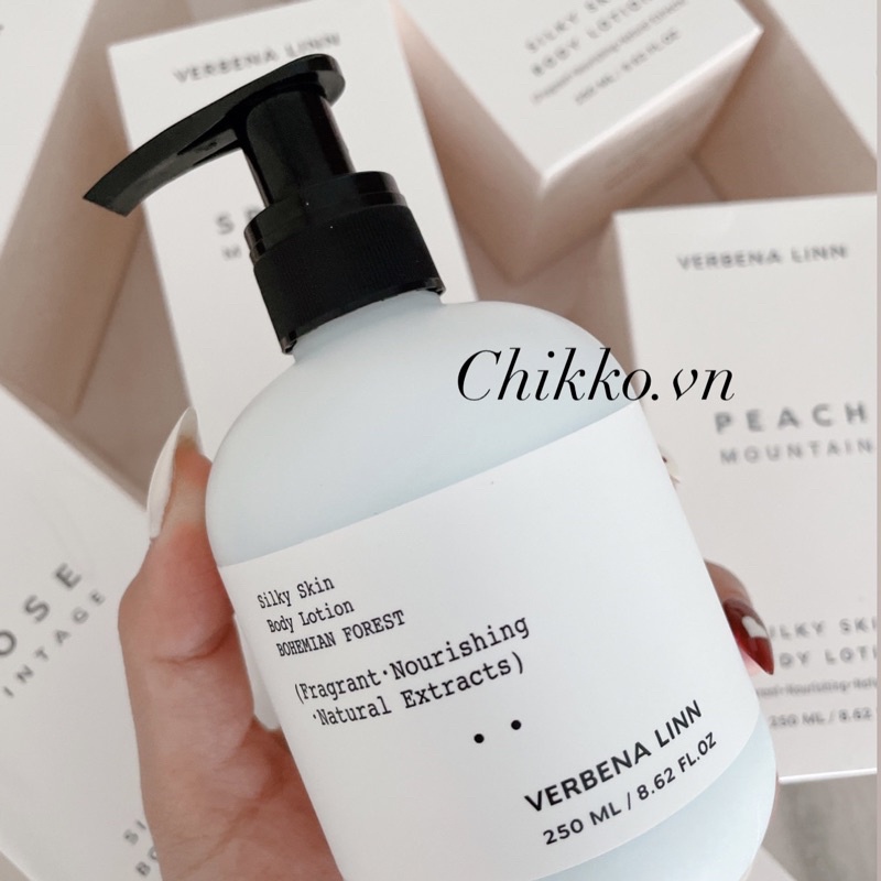 Sữa dưỡng thể sáng da toàn thân chứa Niacinamide body lotion hương nước hoa Verbena Linn chính hãng
