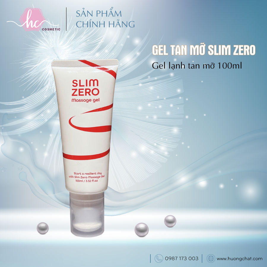 Kem tan mỡ Slim Zero Hanscos, kem lạnh tan mỡ 100ml - Hương Chất Cosmetic