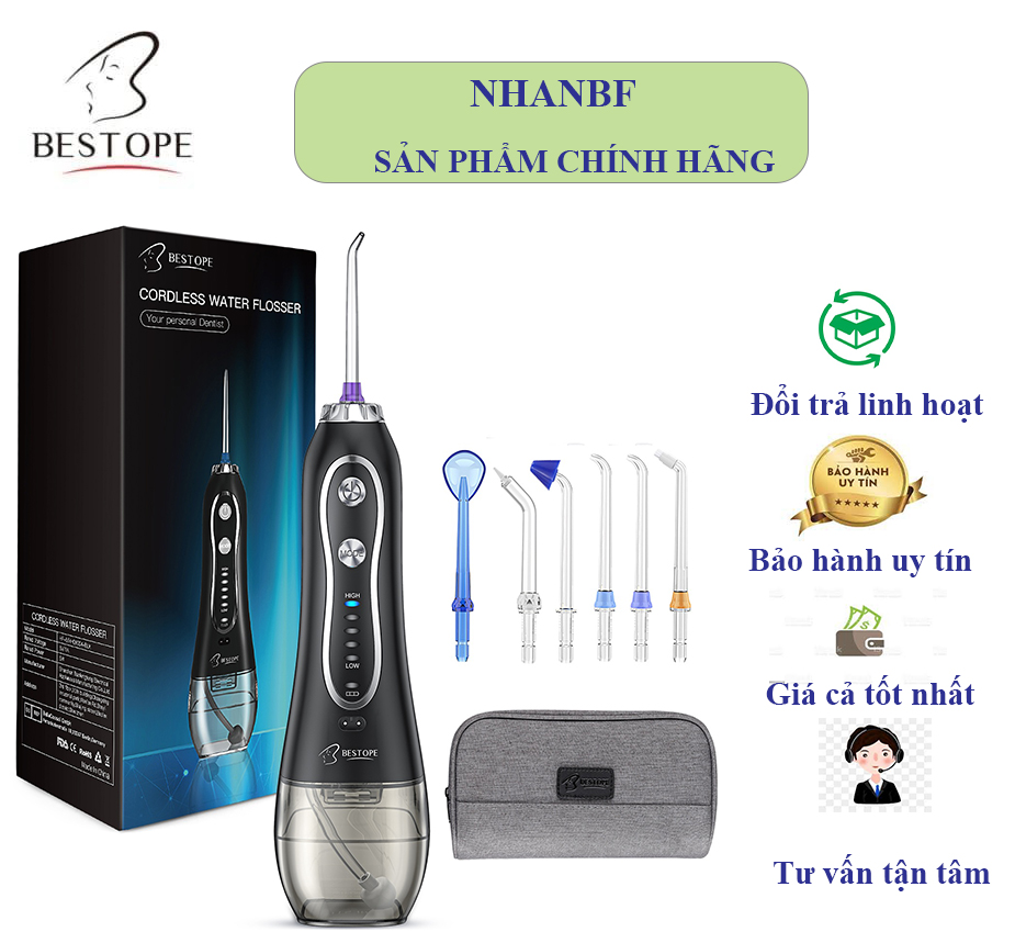 Máy tăm nước Bestope Nhật Bản lực nước mạnh, bền đẹp mới nhất 2023
