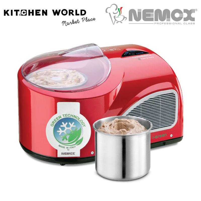 Nemox Italy Gelato Ice Cream & Sorbet Maker NXT1 Automatic I-Green, 150W / เครื่องทำไอศกรีมเจลาโต้ เครื่องทำเจลาโต้ ราคา 27,713 บาท*ส่งฟรี