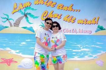 sét đi biển bigsize  ẢNH THẬT đồng phục đi biển cho nhóm đồng phục đi biển đẹp nam nữ 1 áo+1 quần giá sĩ