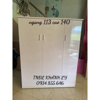 Tủ giày nhựa đài loan 3 cánh ngang 113x140(TPHCM)