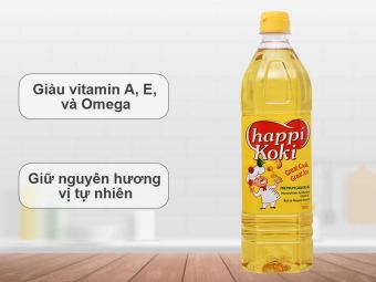 Dầu Ăn Cao Cấp Happi Koki 1 Lít