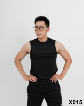Áo Ba Lỗ Sát Nách Trơn Form Rộng Chạy Bộ Tập Gym - X015