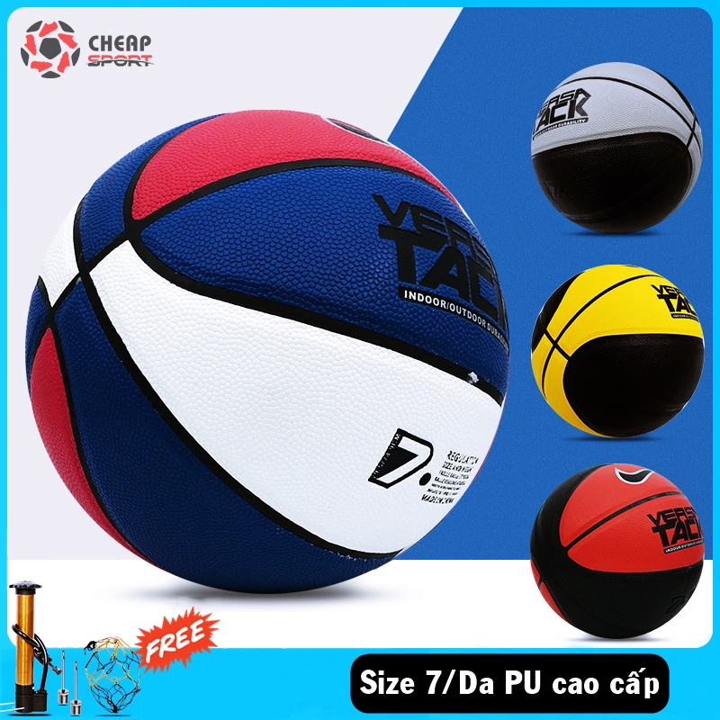 Bóng Rổ Da Size 7 Versa Tack Tiêu Chuẩn Thi Đấu Phù Hợp Sân Chơi Outdoor & Indoor