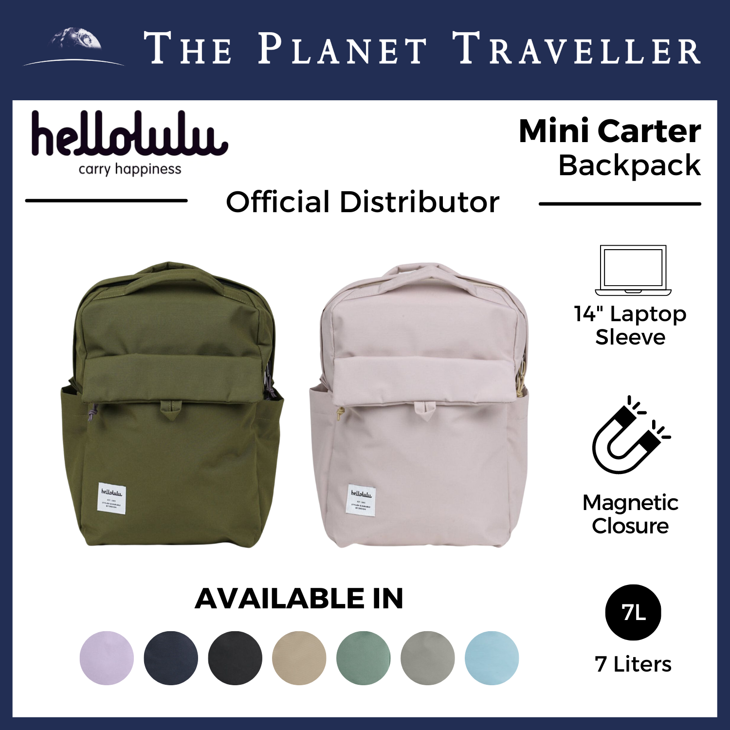 Hellolulu Tate All Day Backpack Lazada Singapore