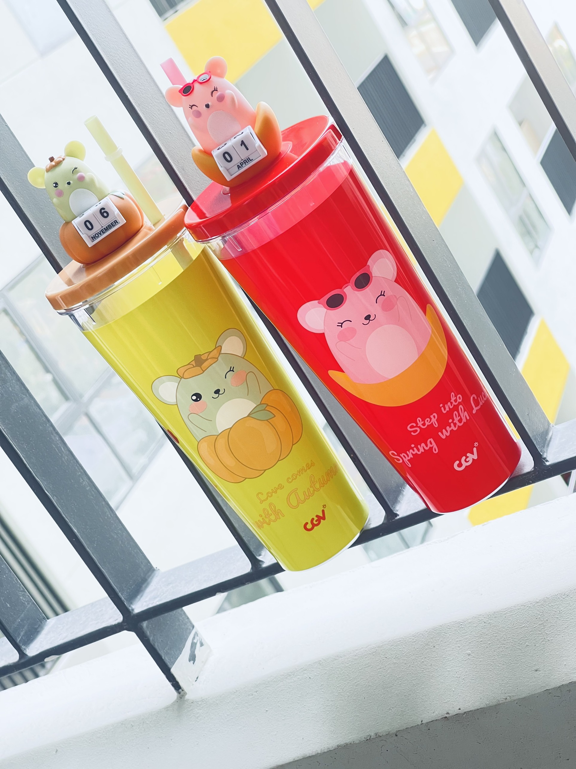 Cốc, ly CGV | rạp chiếu phim|nút thời gian có thể điều chỉnh|Tonashop