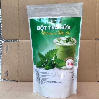 Bột trà sữa bạc hà pha sẵn gói 500gam