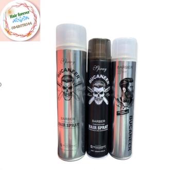 Keo gôm xịt giữ nếp tóc BUCANER 600ML, keo cứng giữ nếp lâu, mùi hương hoa quả cực thơm_Hair forever love