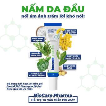 Kem Hỗ Trợ Sạch Nấm Da Đầu – Bio Care Stada 200 Cream - 30gr