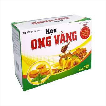 KẸO NGẬM ONG VÀNG HỘP 200 VIÊN GIÁ TỐT