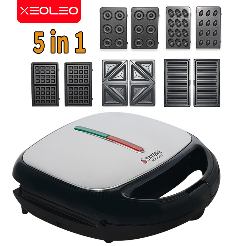 5 in 1 panini grill