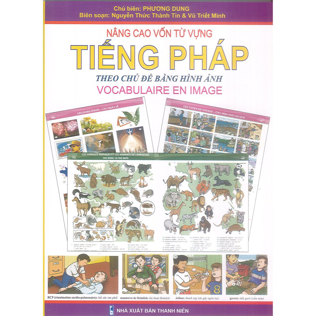 Sách - Nâng cao vốn từ vựng tiếng Pháp theo chủ đề bằng hình ảnh