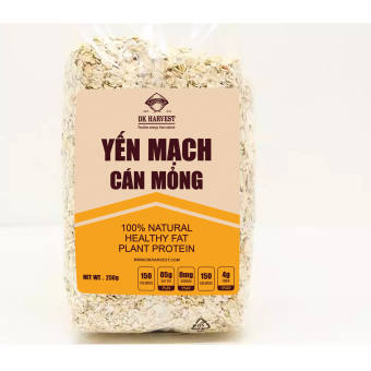 Yến Mạch DK Harvest nhập khẩu Úc - túi 250g yến mạch nguyên hạt cán dẹp ngũ cốc giảm cân yến mạch úc tươi yến mạch ăn liền yến mạch giảm cân yến mạch mix hoa quả hạt nấu sữa - Giới hạn 5 sản phẩm/khách hàng