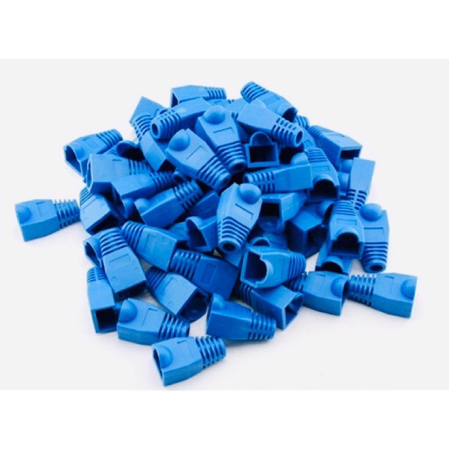 Đầu chụp hạt mạng RJ45 100 hạt/túi dùng cho cat5/cat6