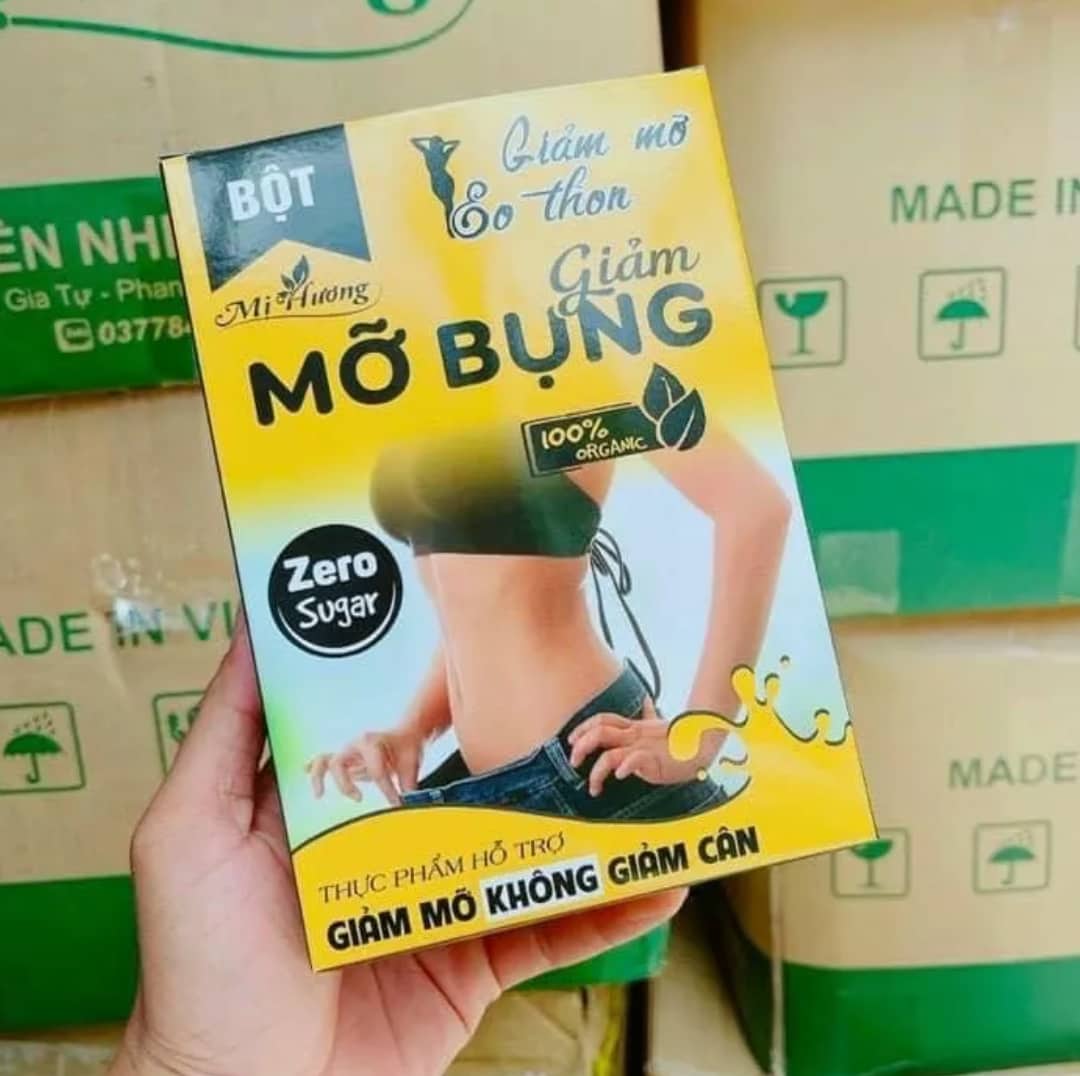 Bột ngũ cốc giảm mỡ bụng Mị hương, giảm mỡ cấp tốc eo thon